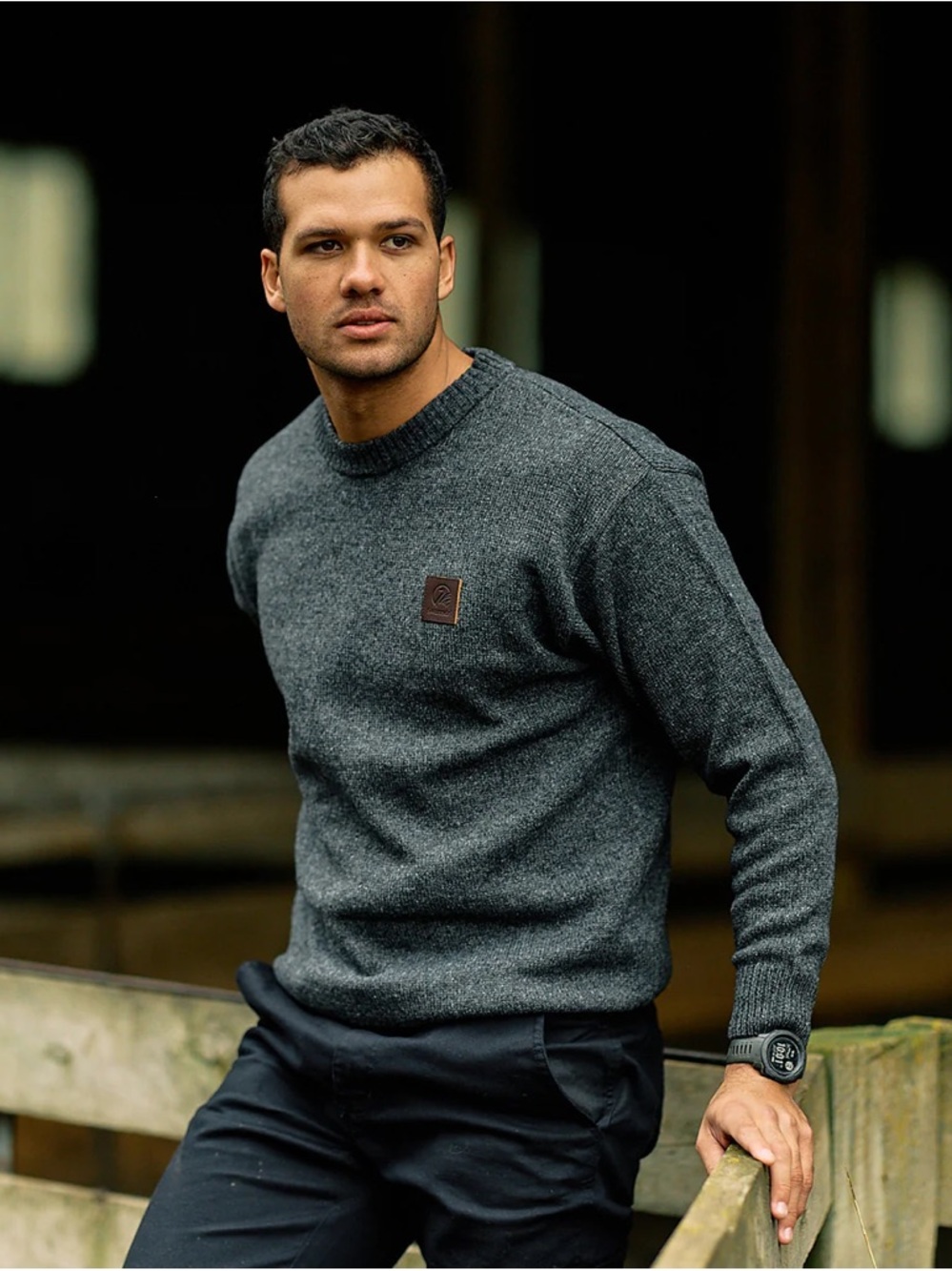Swanndri Men's Seafarer Wool Crew Neck Jersey